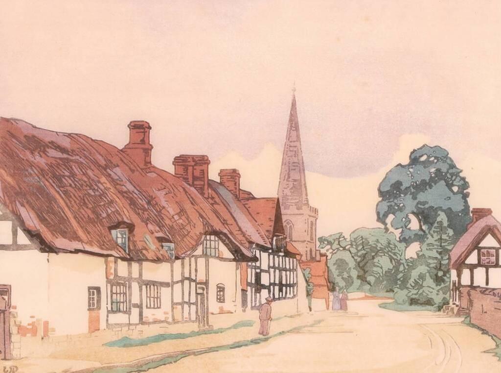 Walter Joseph (W.J.) Phillips (1884-1963) - Bredon Village; 1928