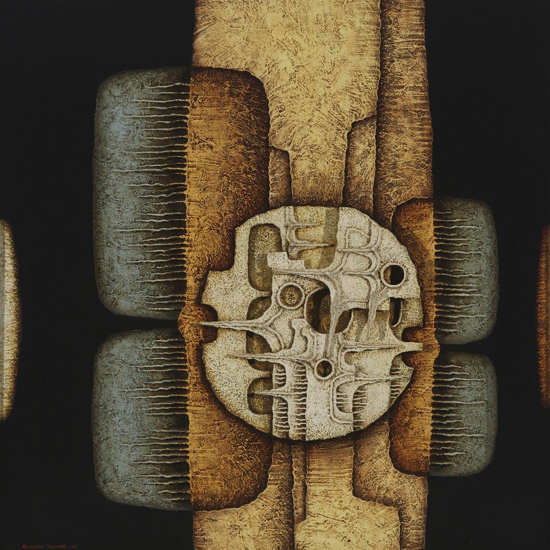 Kenneth Bakker (1926-1988) - Geostructure No 31, 1969