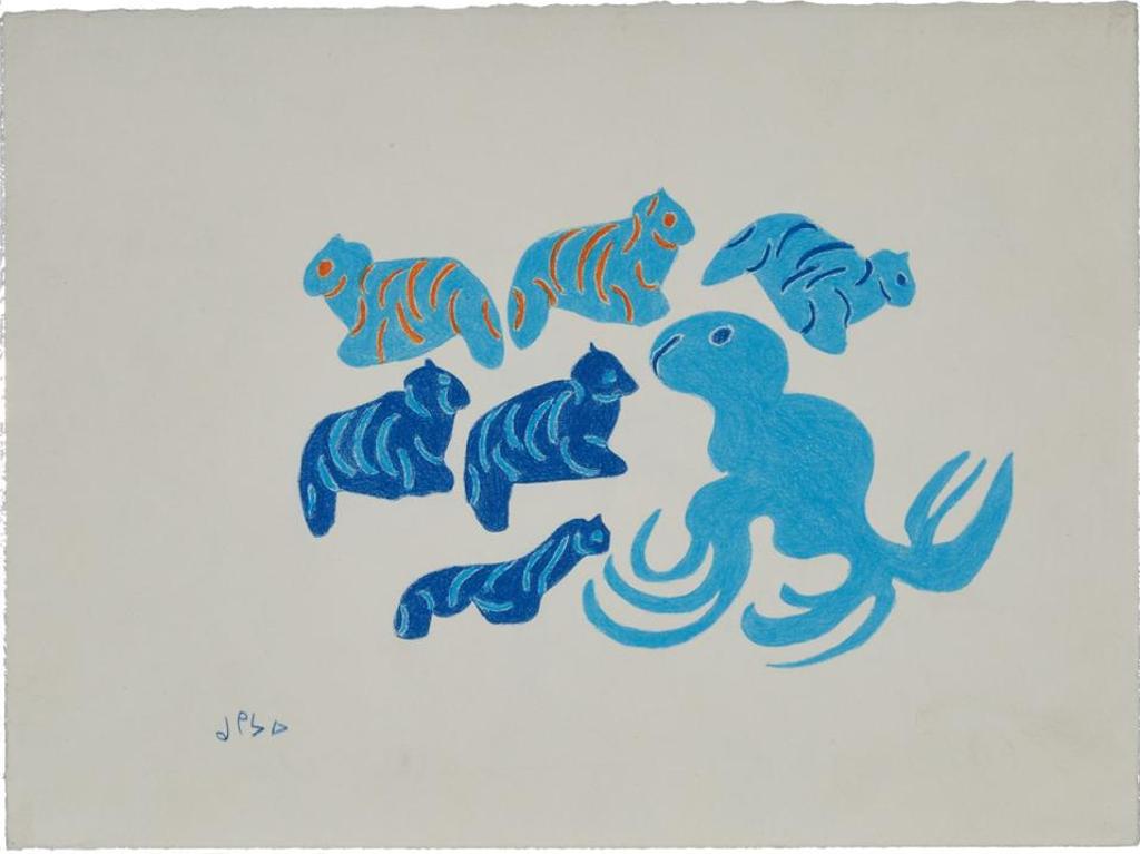 Myra Kukiiyaut (1929-2006) - Untitled (Spirits)