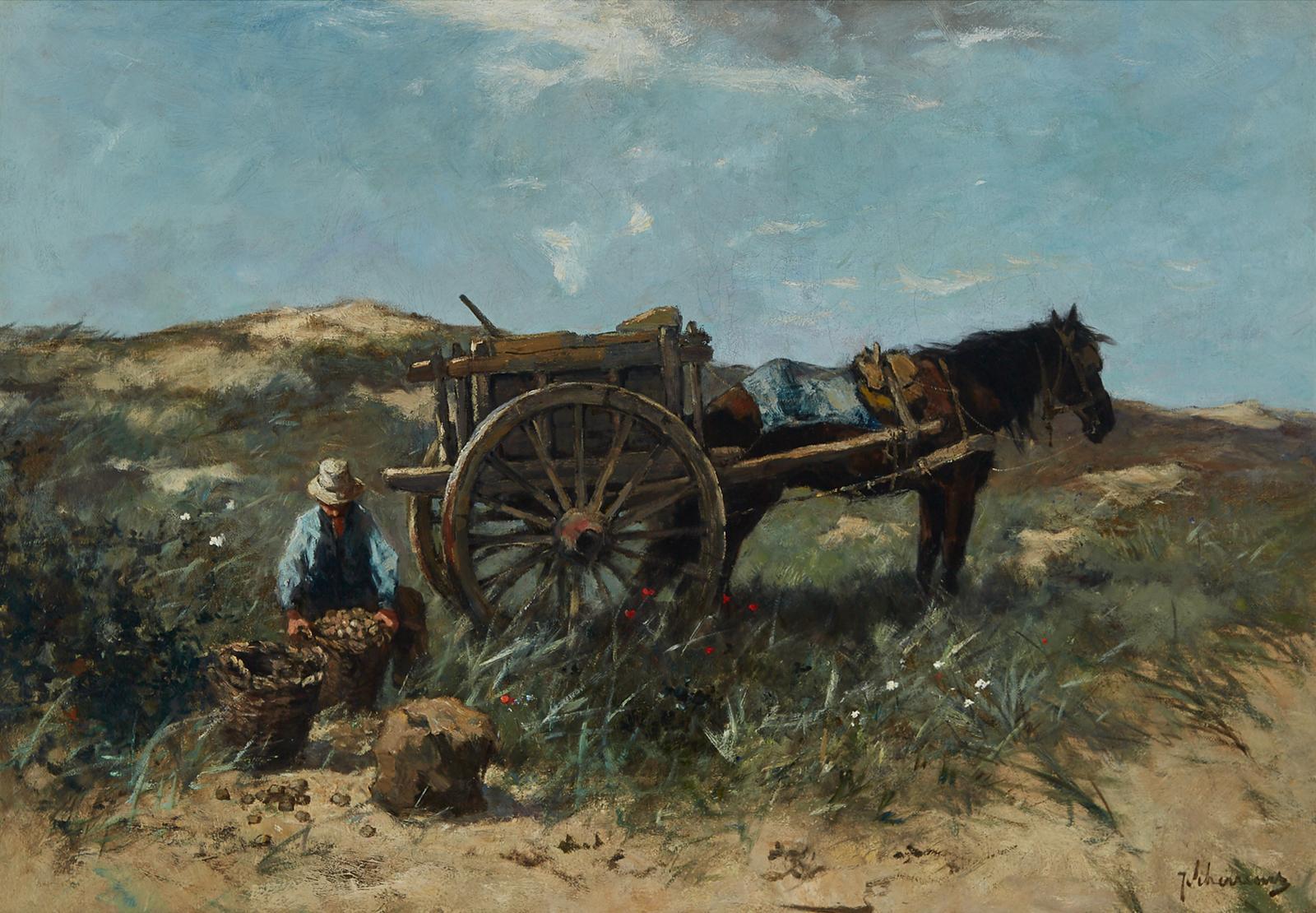 Johan Frederik Cornelis Scherrewitz (1868-1951) - The Potato Gatherer