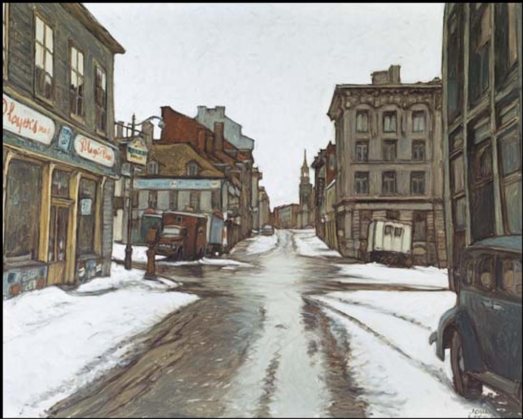 John Geoffrey Caruthers Little (1928-2024) - Rue St. Paul - Place Jacques Cartier, Montreal, on a Sunday in March, 1958