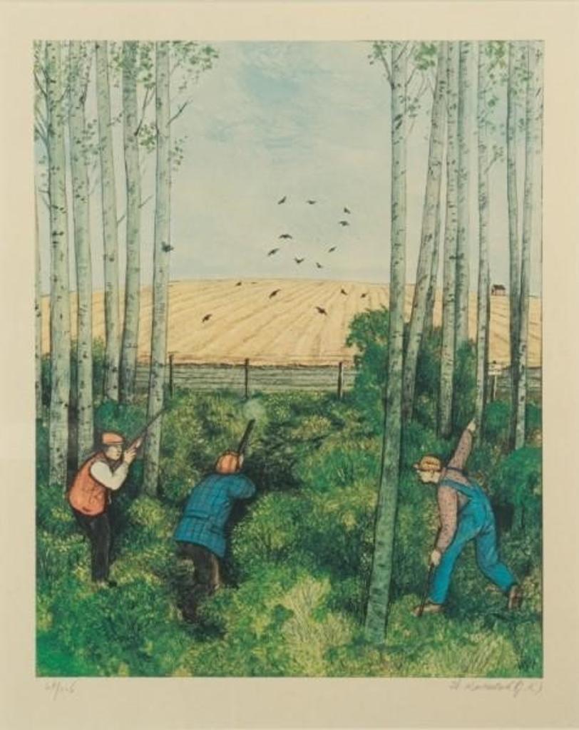 William Kurelek (1927-1977) - Duck Hunting