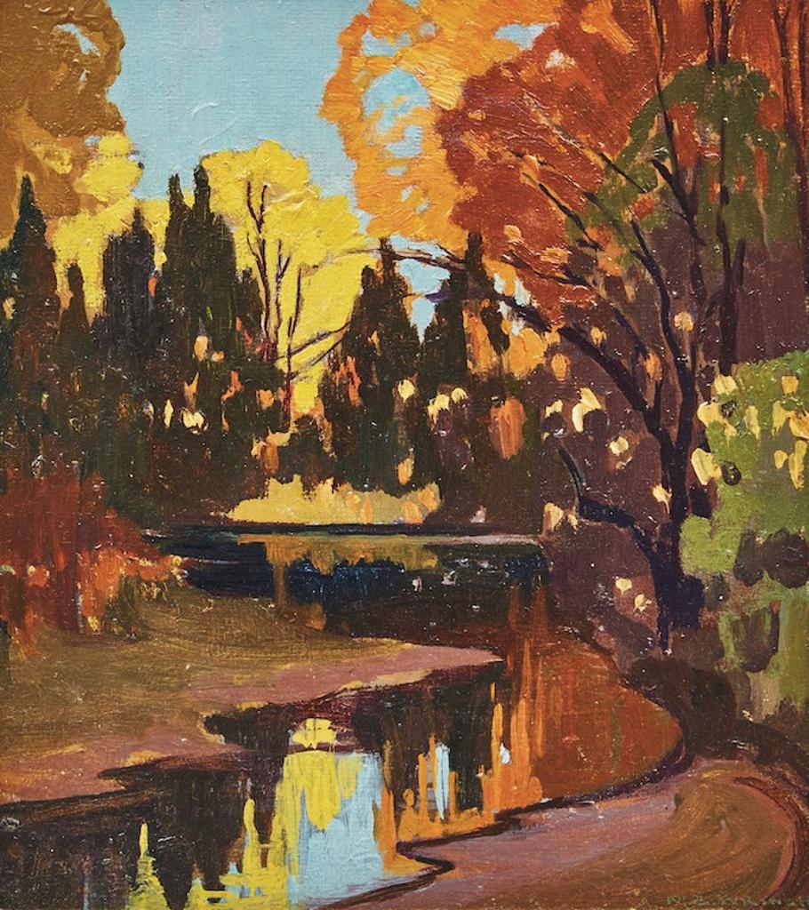Mary Evelyn Wrinch (1877-1969) - Falling Leaves