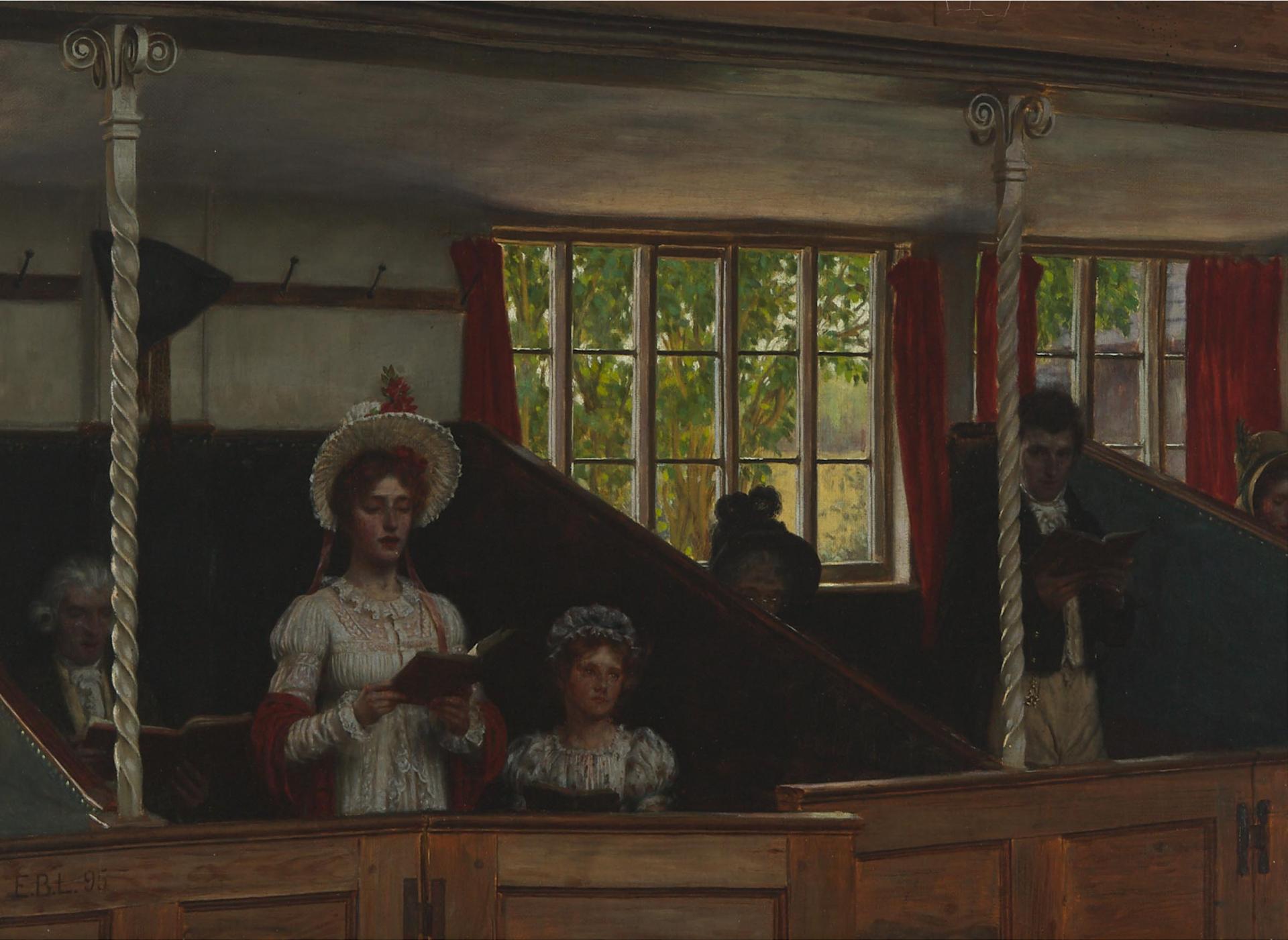 Edmund Blair Leighton (1853) - A Budding Romance, 1895