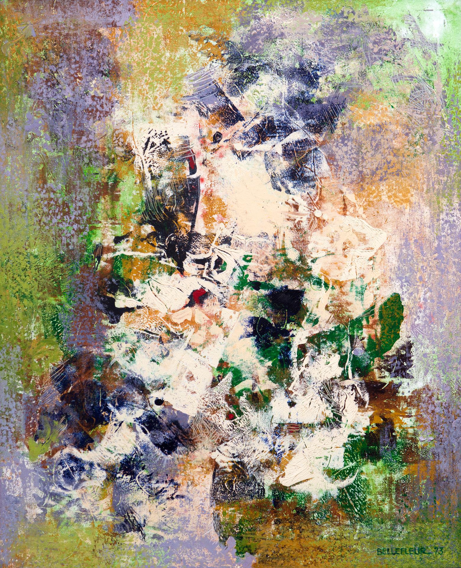 Léon Bellefleur (1910-2007) - Jardin, 1973