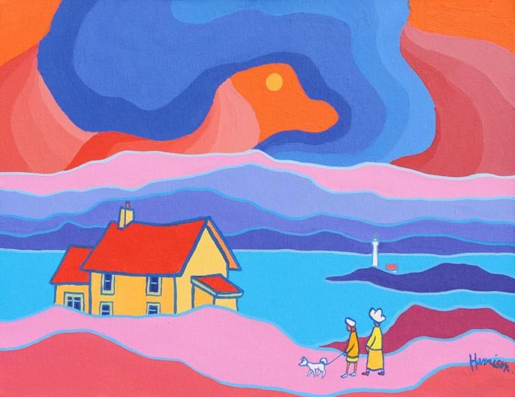 Ted Harrison (1926-2015) - FAIR DAY; 1996