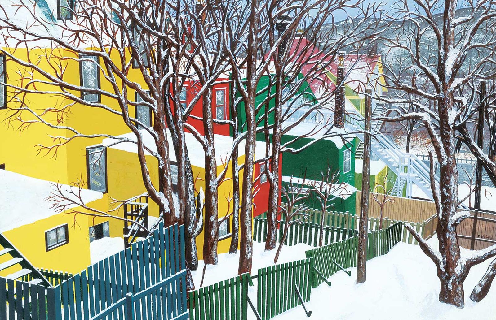Derek John Holmes - Untitled - St. John's, Backyard Scene