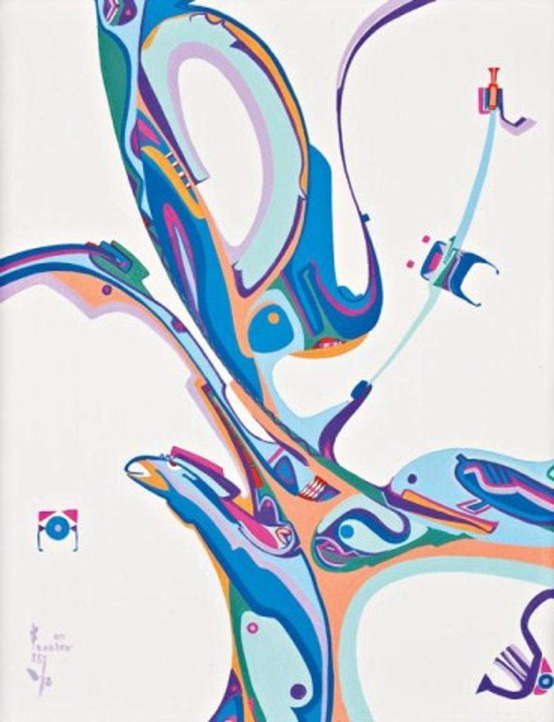 Alex Simeon Janvier (1935-2024) - Blue Flyer