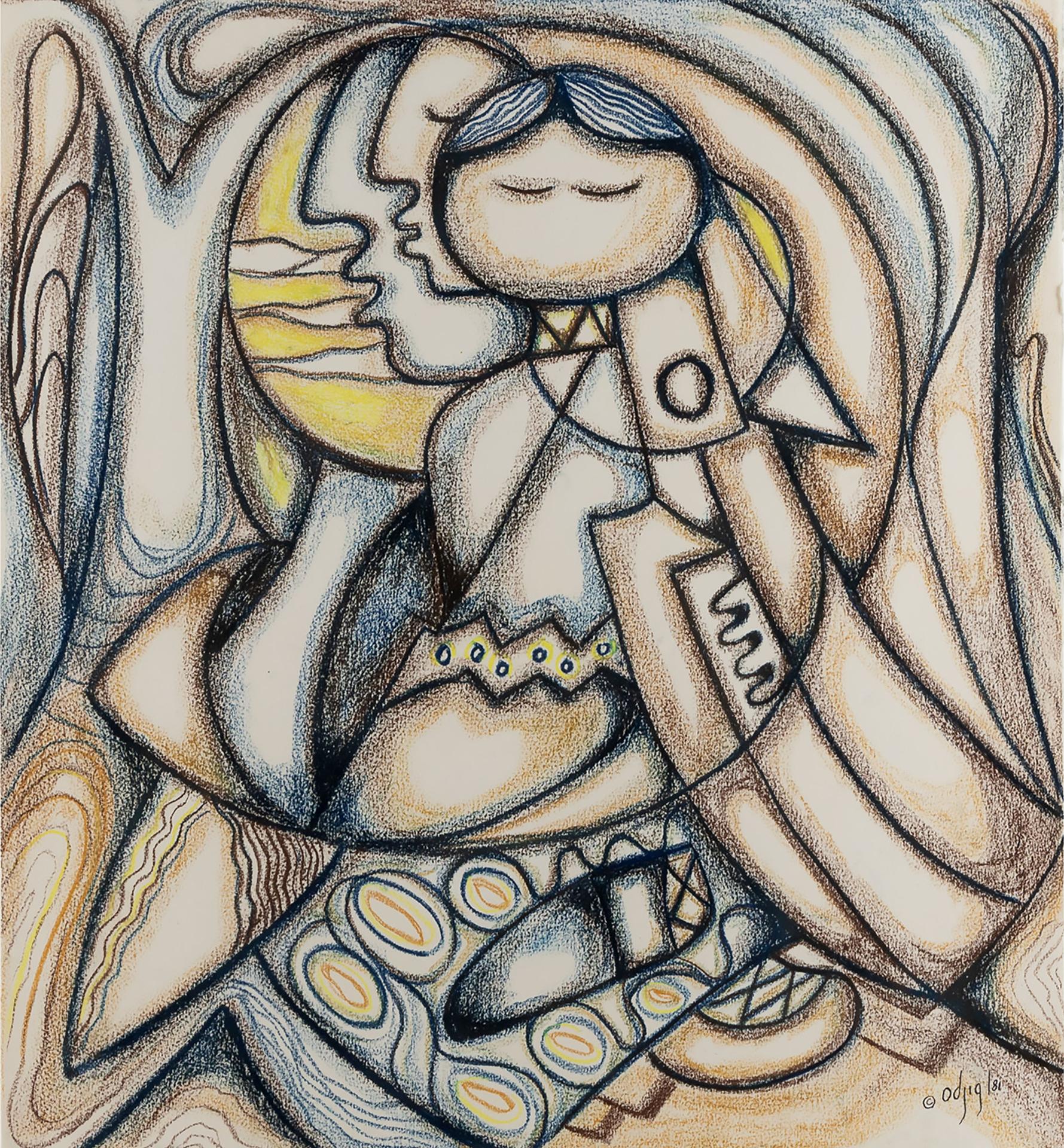 Daphne Odjig (1919-2016) - Renaissance, 1981