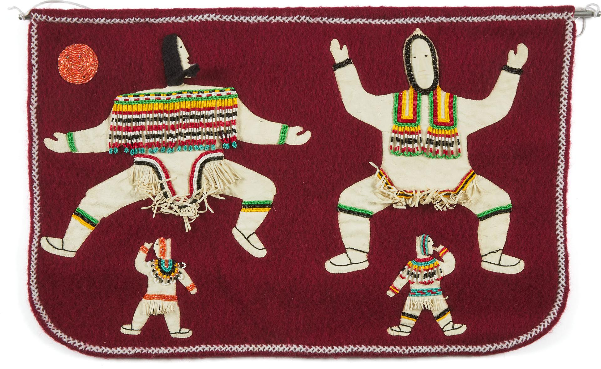 Joy Kiluvigyuak Hallauk (1940-2000) - A Family Dancing