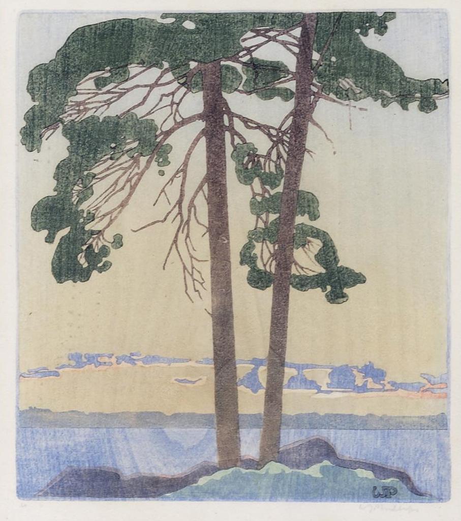 Walter Joseph (W.J.) Phillips (1884-1963) - A Muskoka Sunset