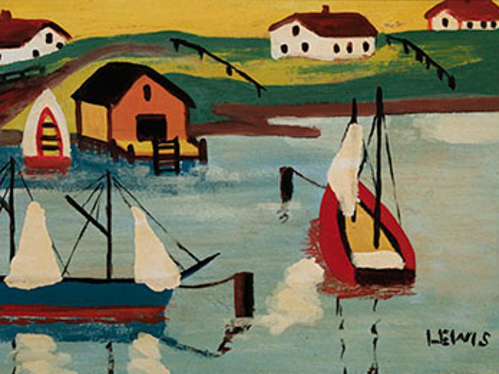 Maud Kathleen Lewis (1903-1970) - Dock Scene