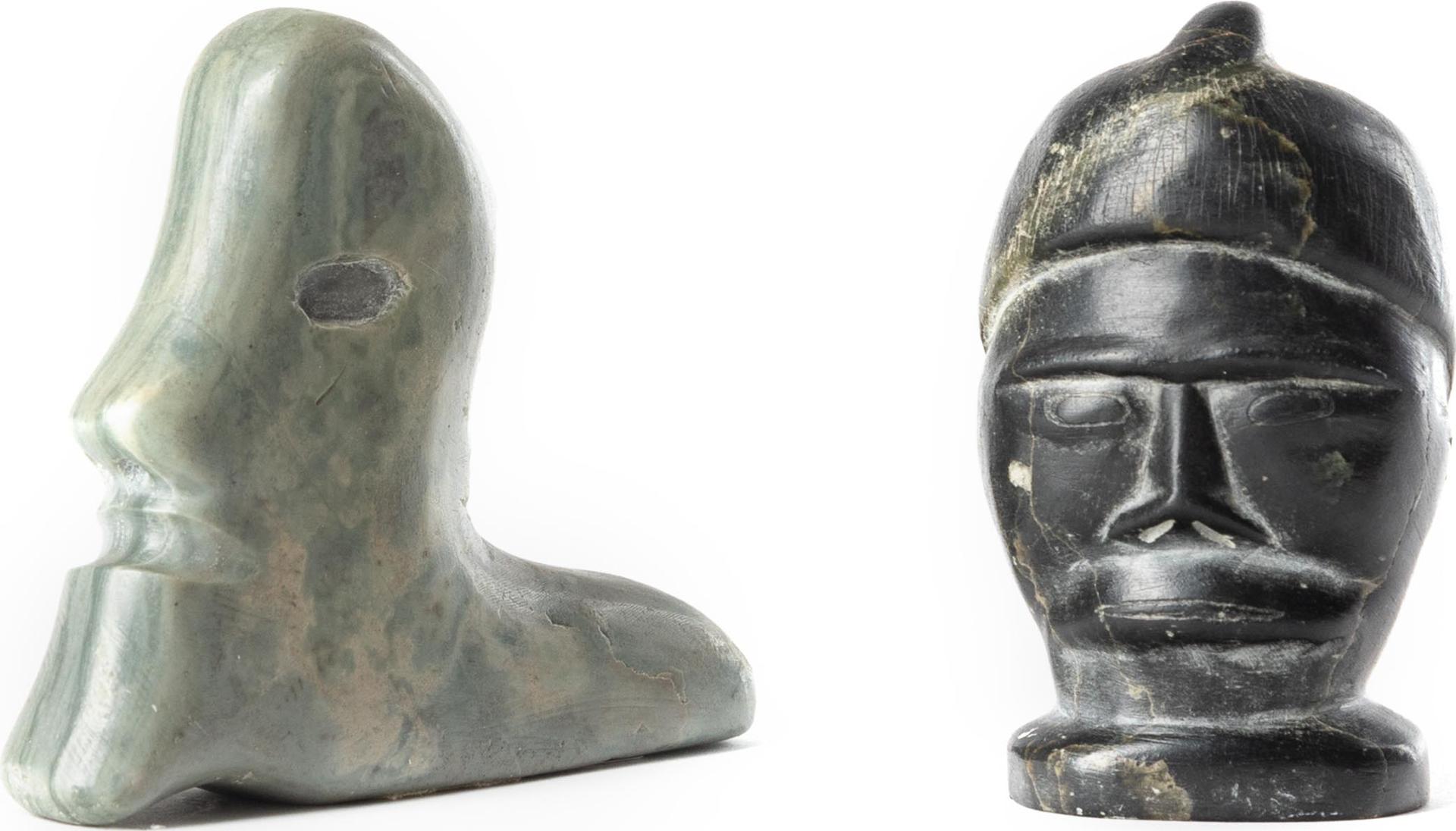 Lucassie Nowrakudluk (1912-1981) - Two Busts