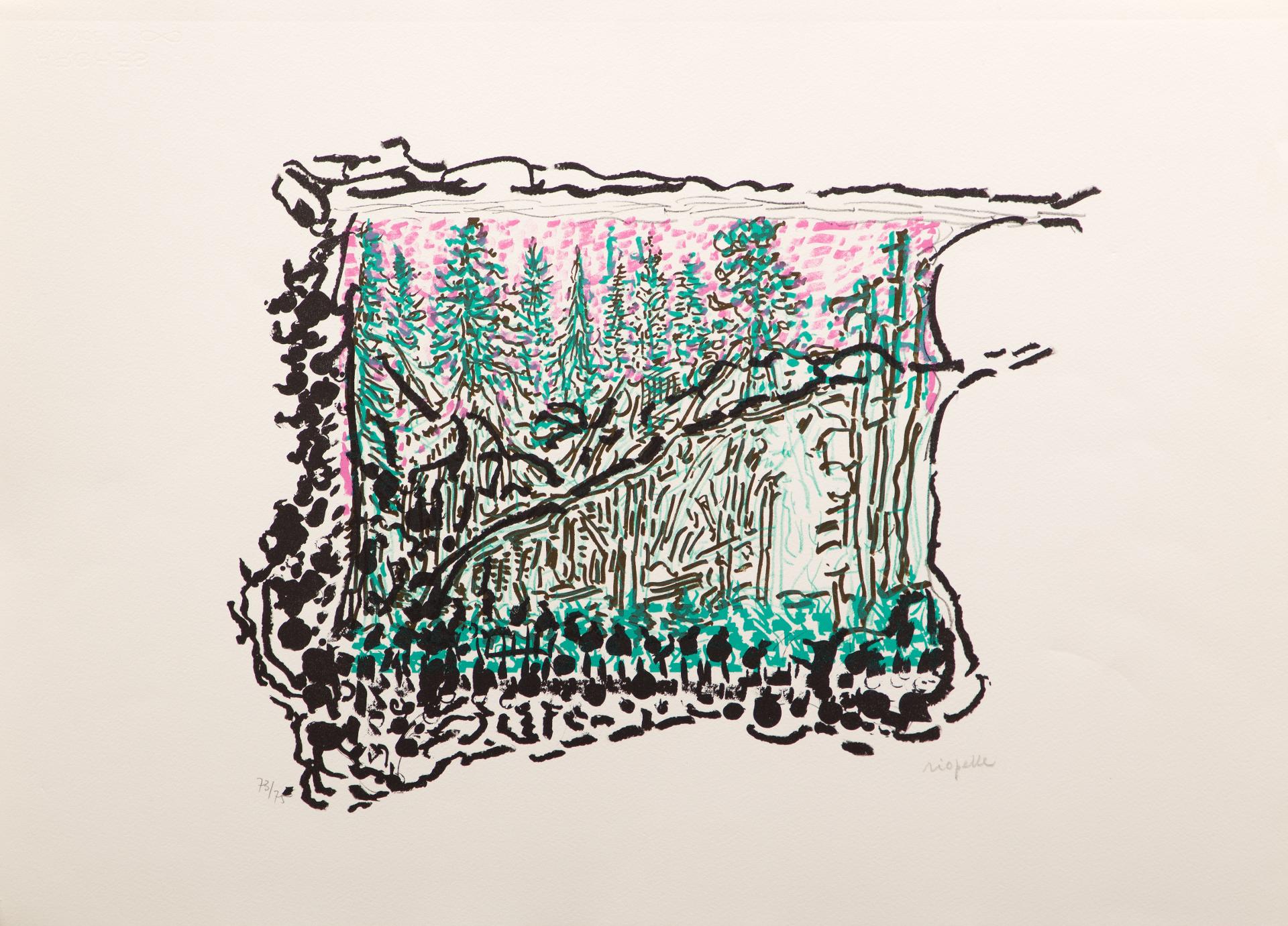 Jean-Paul Riopelle (1923-2002) - Où nul ours n'est chassé, 1985-1989