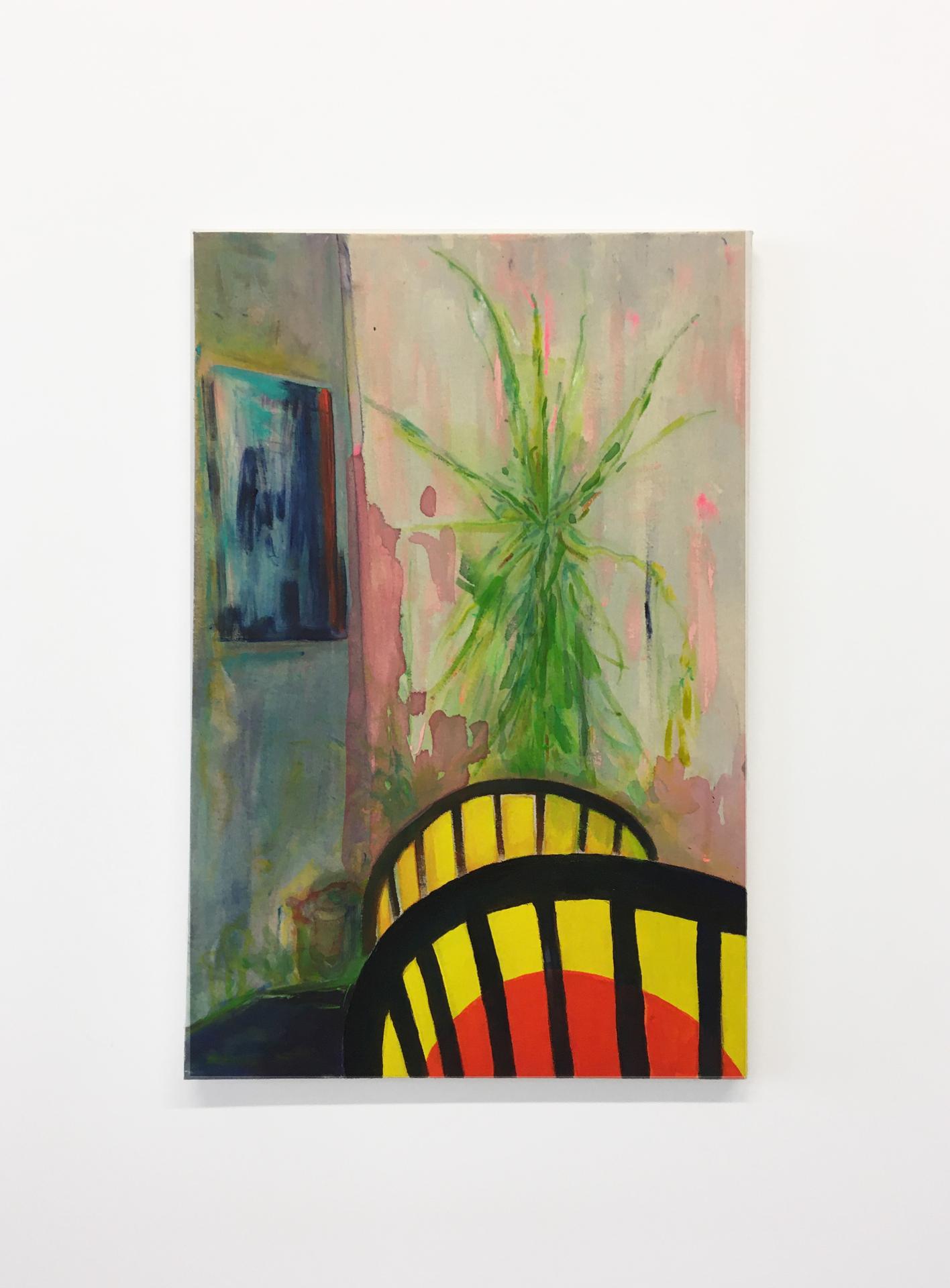 Michèle F. Bérard - Sans titre (Chaises & plantes), 2018