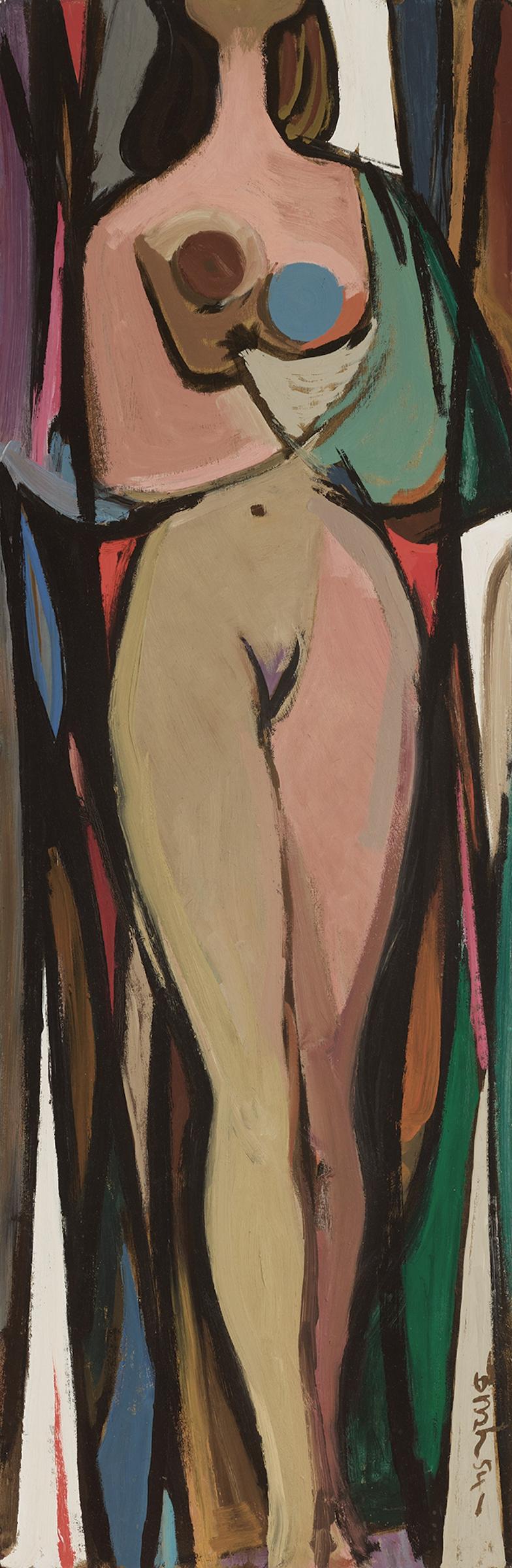 Jack Hamilton Bush (1909-1977) - Nude, March 1954