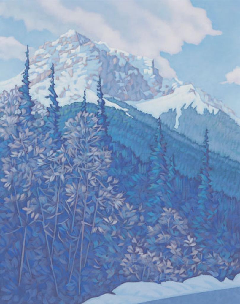 Deborah Lougheed Sinclair (1953) - Road to Nakiska I - Mt. Kidd (03138/37)