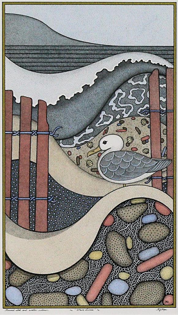 Robert John Hope (1948-2023) - Wave Lines
