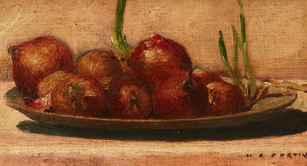 Marc-Aurèle Fortin (1888-1970) - Nature morte aux oignons (1909)