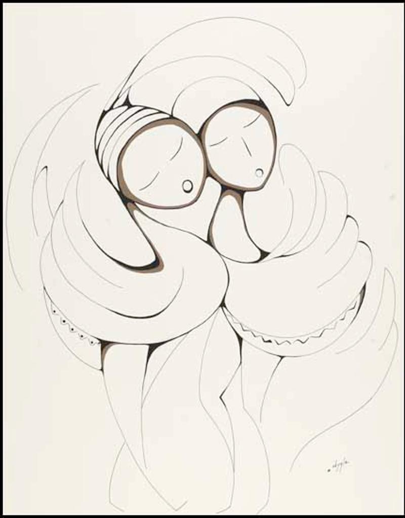 Daphne Odjig (1919-2016) - Swallows