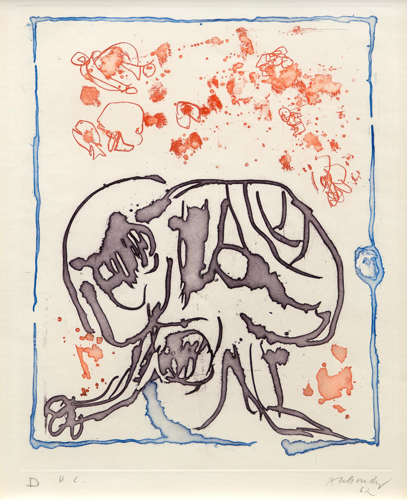 Pierre Alechinsky (1927) - Morsures IX, 1962