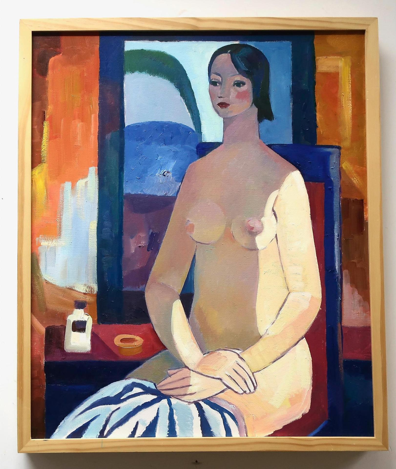 Alex Korenfeld (1944) - Seated Nude