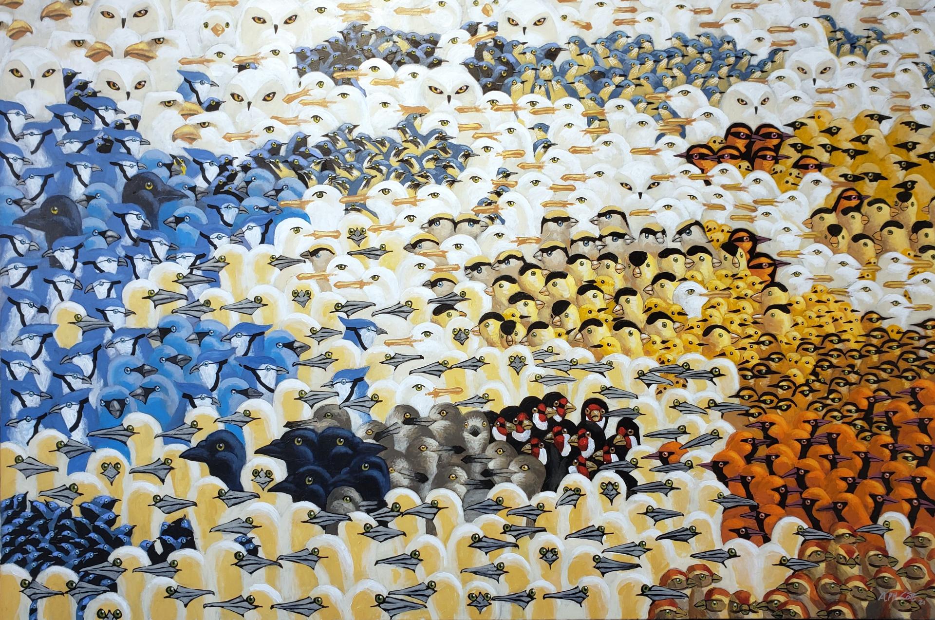 André Philippe Côté - Les oiseaux du paradis, 2021