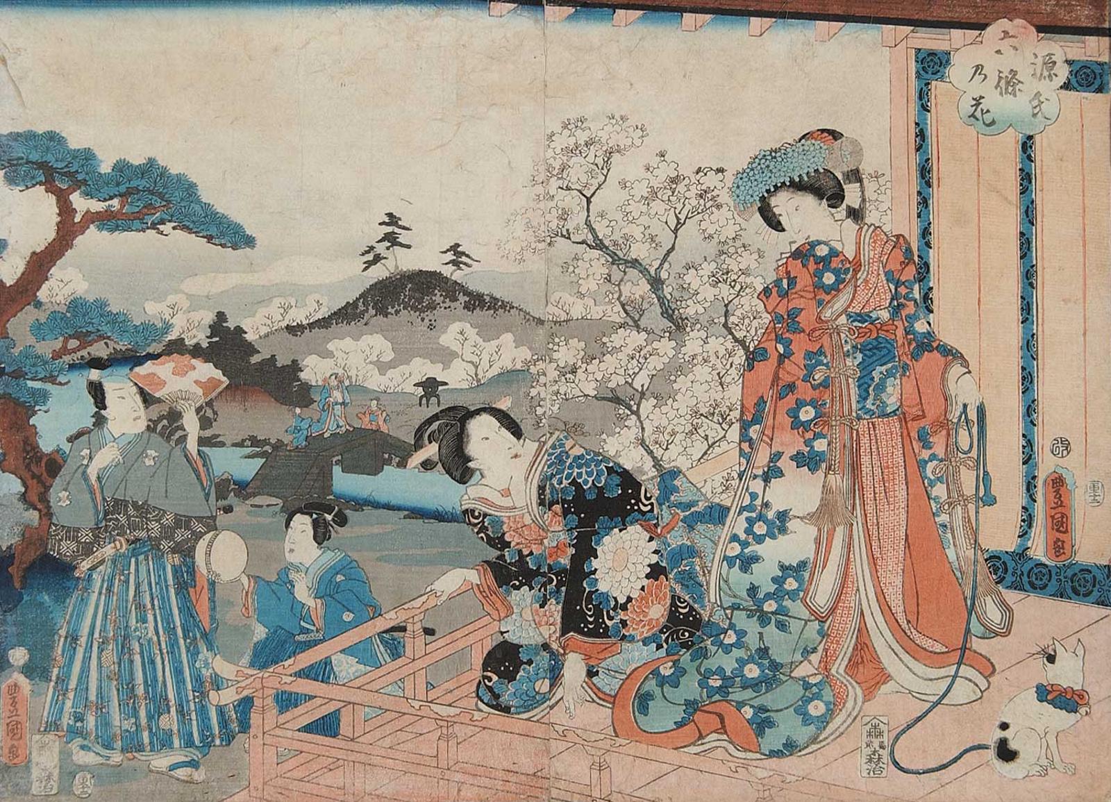 Kunisada Utagawa - Untitled - A Fine Day