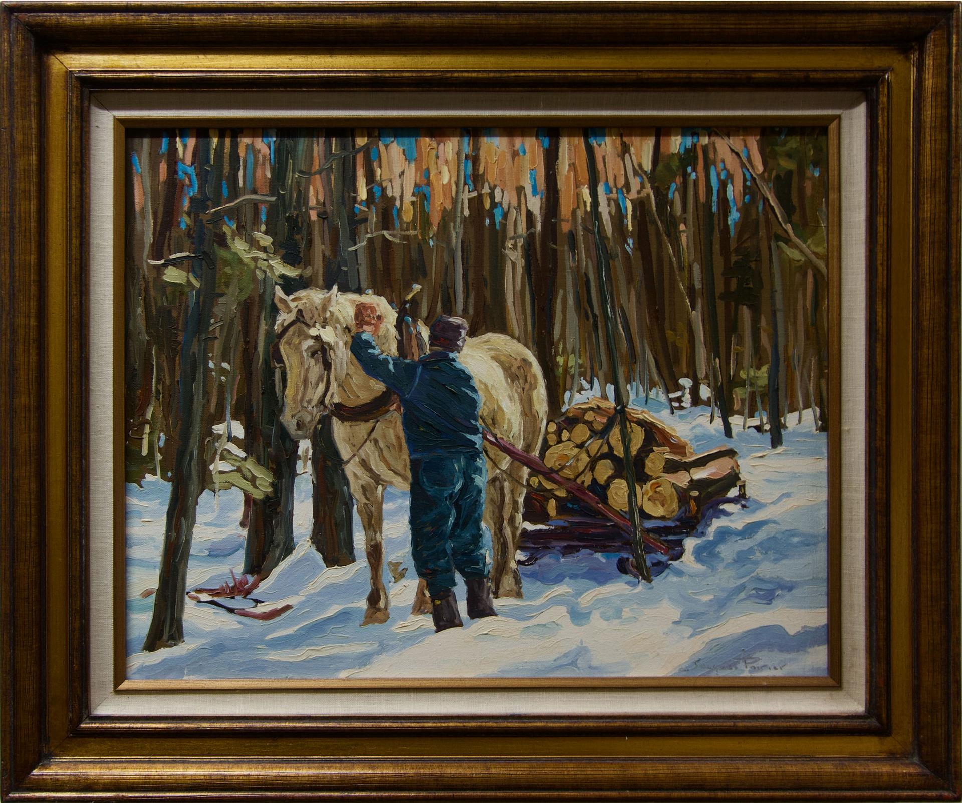 Jacques Poirier (1942-2002) - Untitled (Logging In Winter)