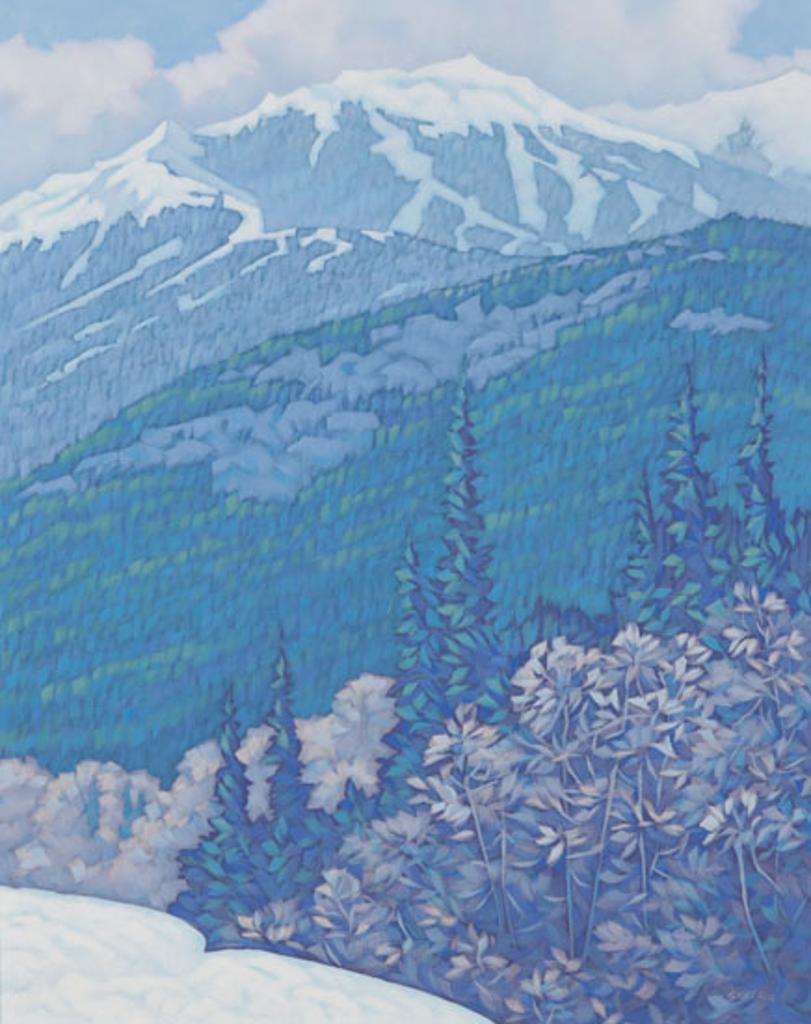 Deborah Lougheed Sinclair (1953) - Road to Nakiska III - Mt Allan (03140/18)