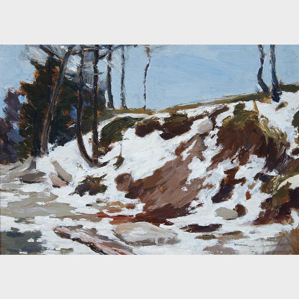Franklin H. Carmichael (1898-1992) - Snowy Hillside