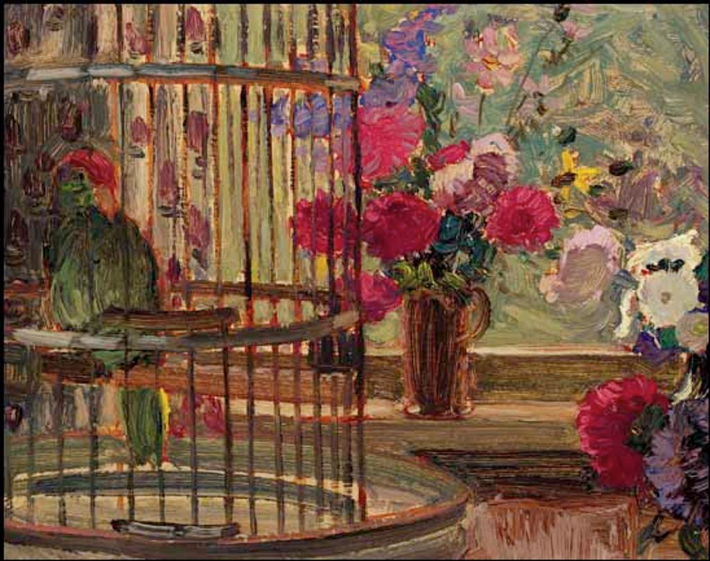 James Edward Hervey (J.E.H.) MacDonald (1873-1932) - Parrot at Warren Road