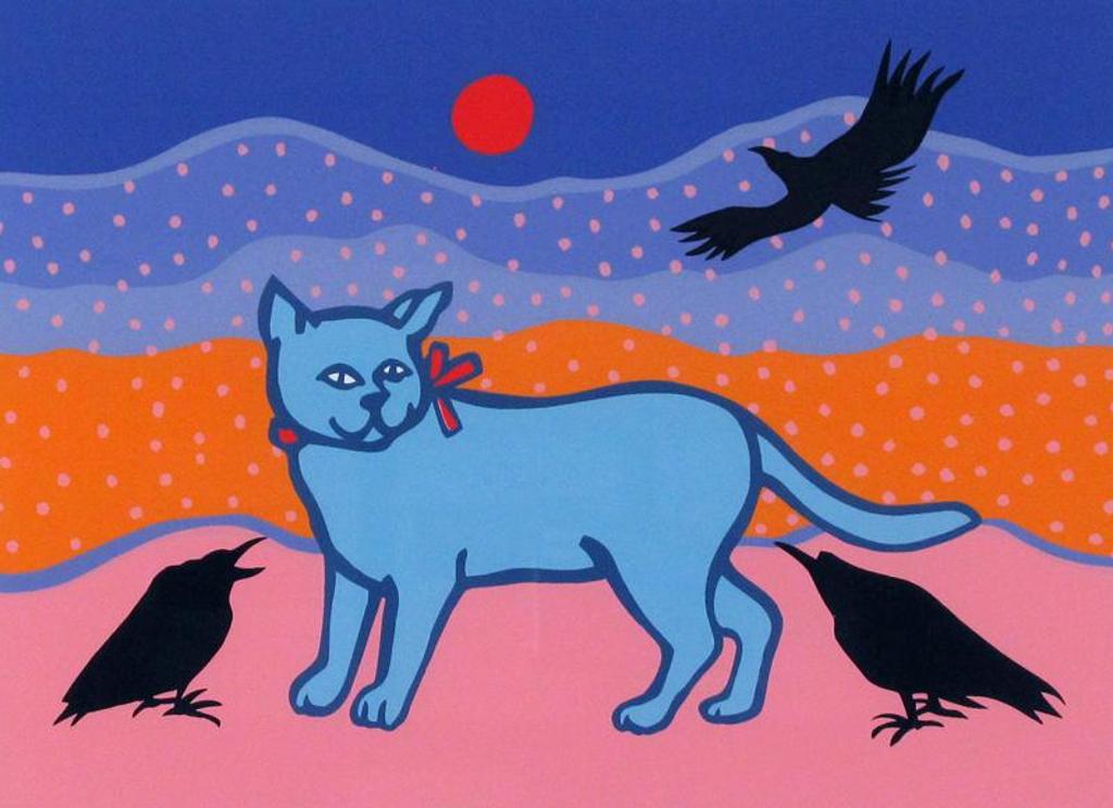 Ted Harrison (1926-2015) - Snowcat; 1987
