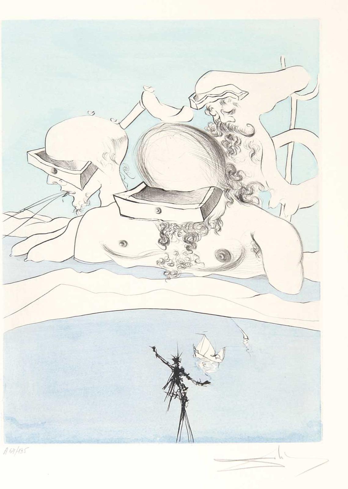 Salvador Dalí (1904-1989) - Flung Out Like a Fag-End by the Big-Wigs #A 64/195