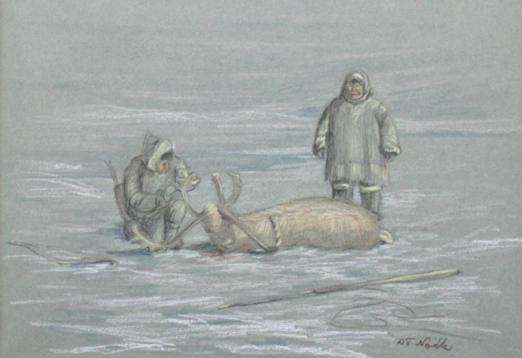 Anna T. Noeh (1926-2016) - Pastel drawing, framed