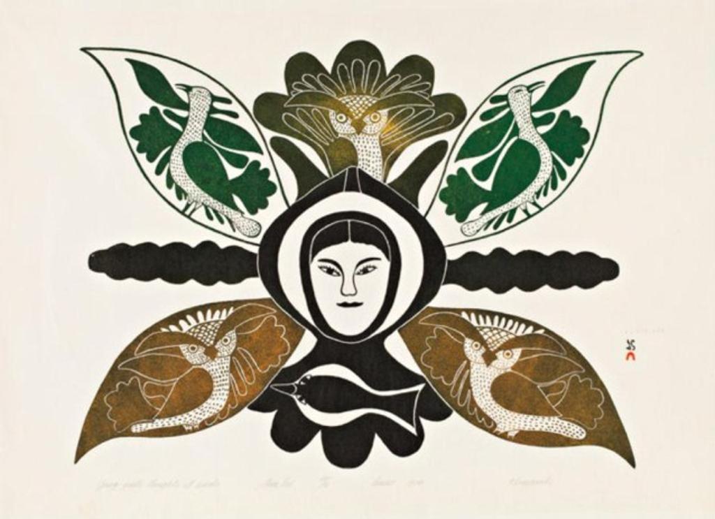 Kenojuak Ashevak (1927-2013) - Untitled