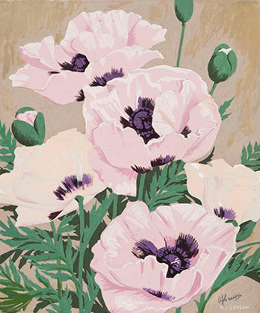 Alfred Joseph (A.J.) Casson (1898-1992) - Oriental Poppies