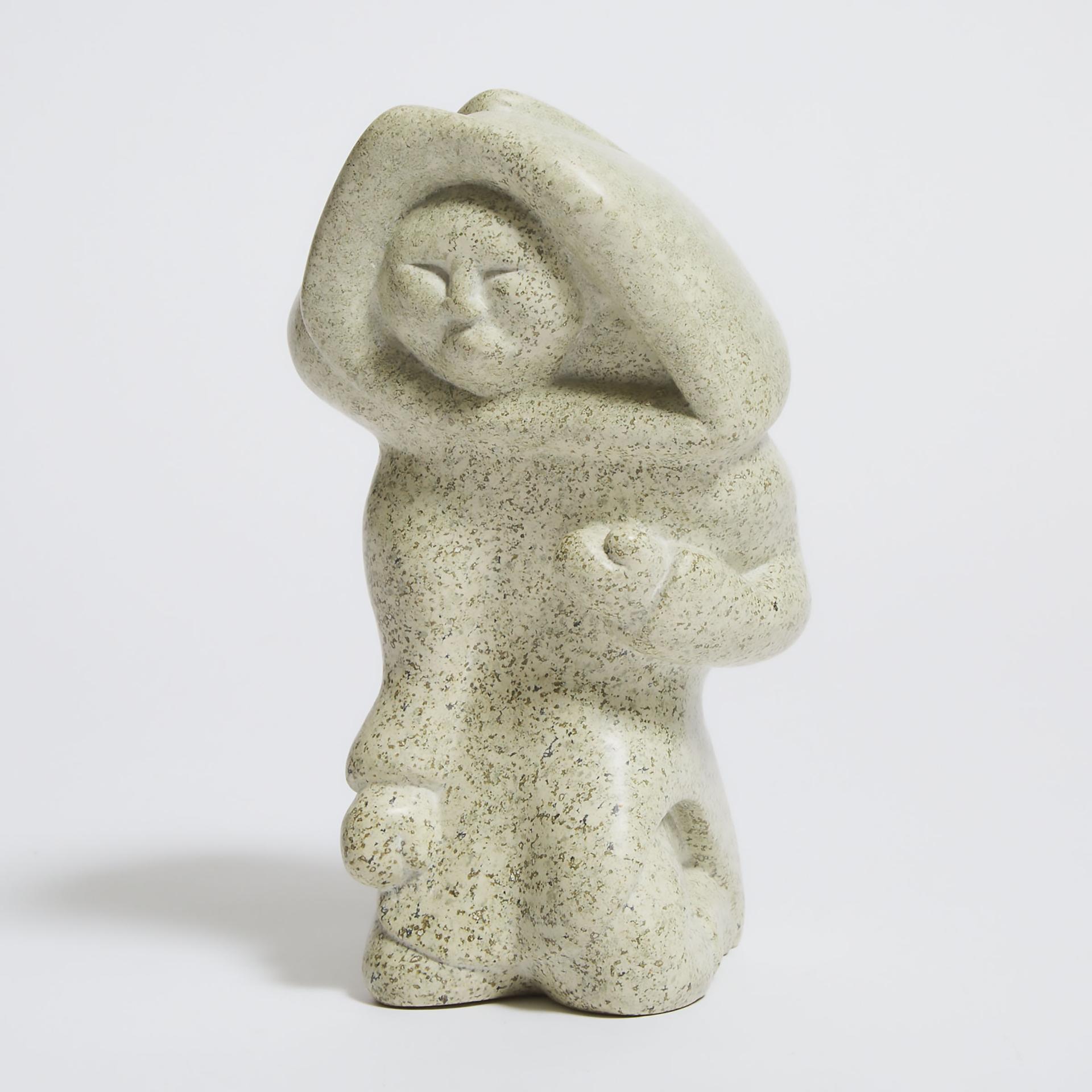 Oopik Pitsiulak (1946) - Kneeling Woman