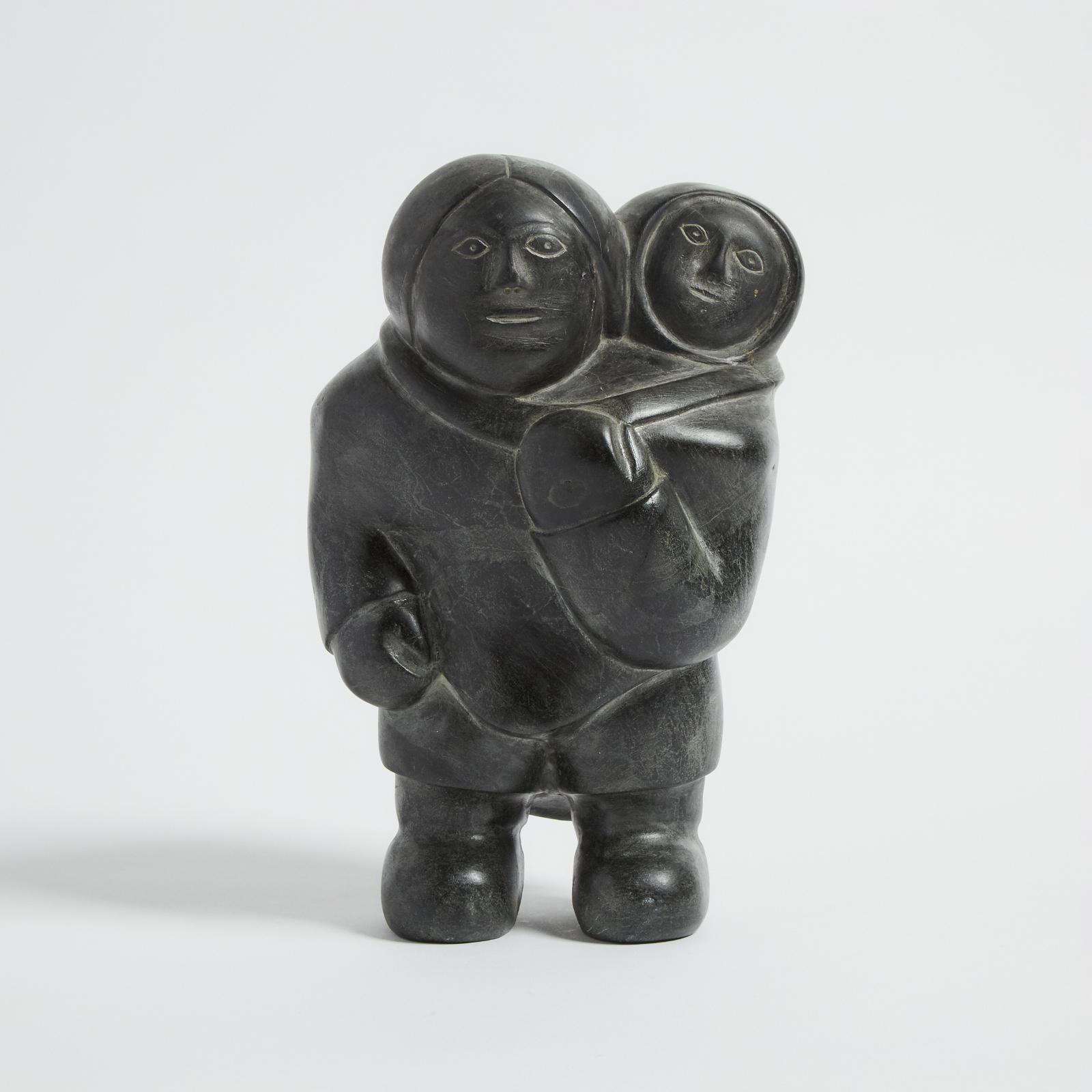 Mathew Aqigaaq (1940-2010) - Mother And Child