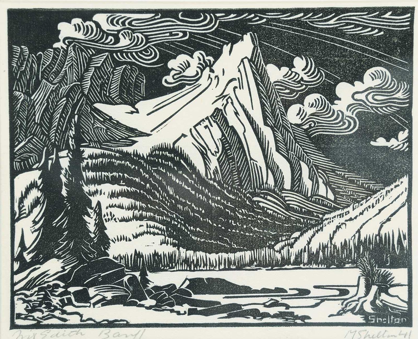 Margaret Dorothy Shelton (1915-1984) - Mt Edith, Banff