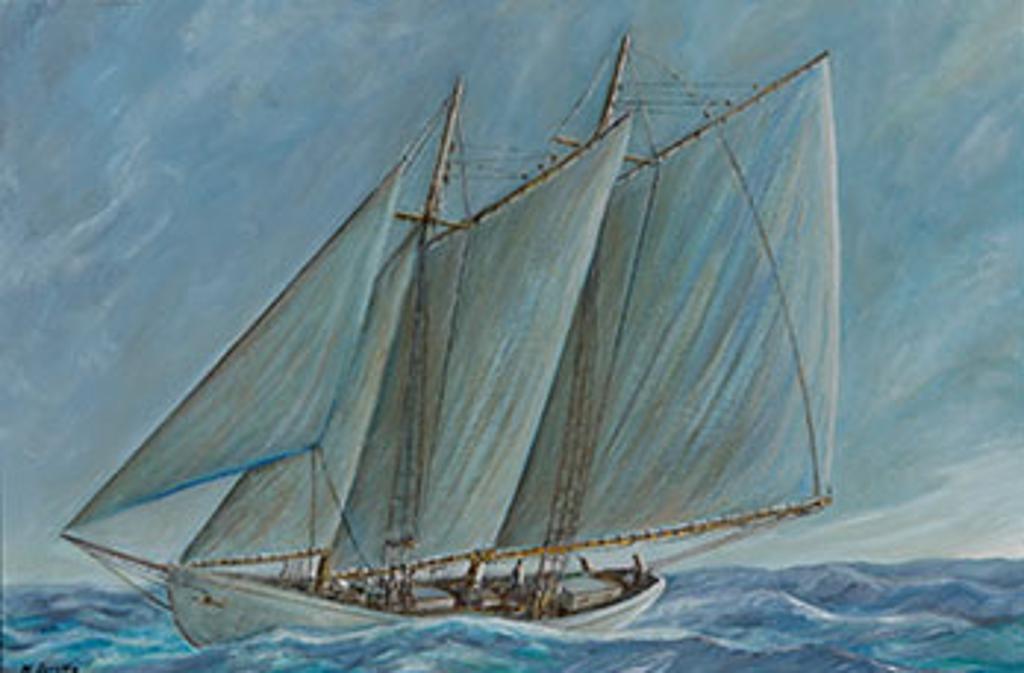Nelson Surette (1920-2004) - Schooner (03841/A85-095)