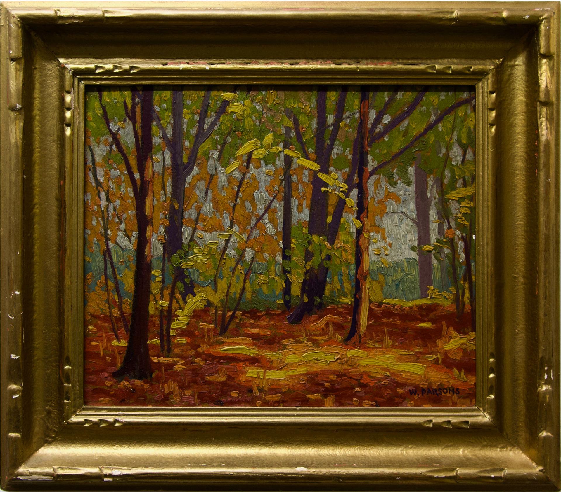 William (Bill) Parsons (1909-1982) - Near Cooksville, Ontario (Still Life Verso)