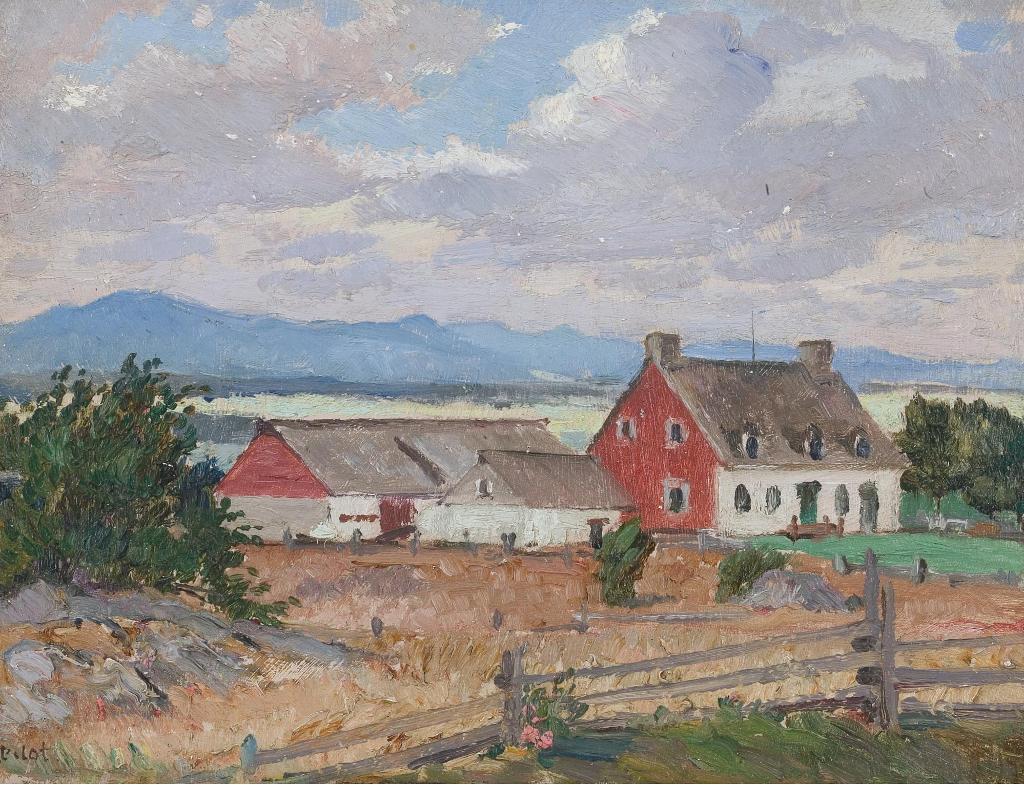 Robert Wakeham Pilot (1898-1967) - Farm At St. Michael, Quebec