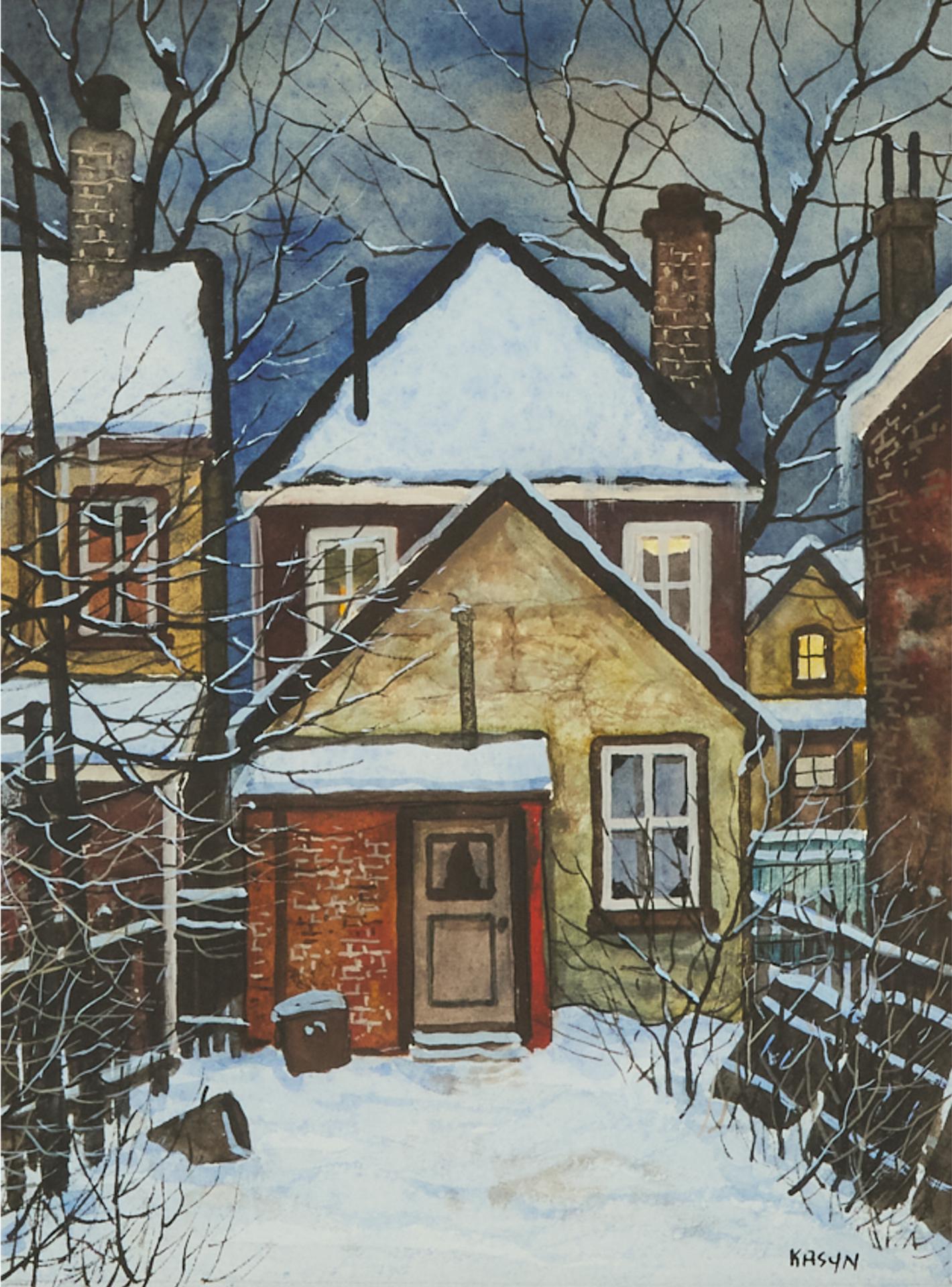 John Kasyn (1926-2008) - On Davisville Near Yonge