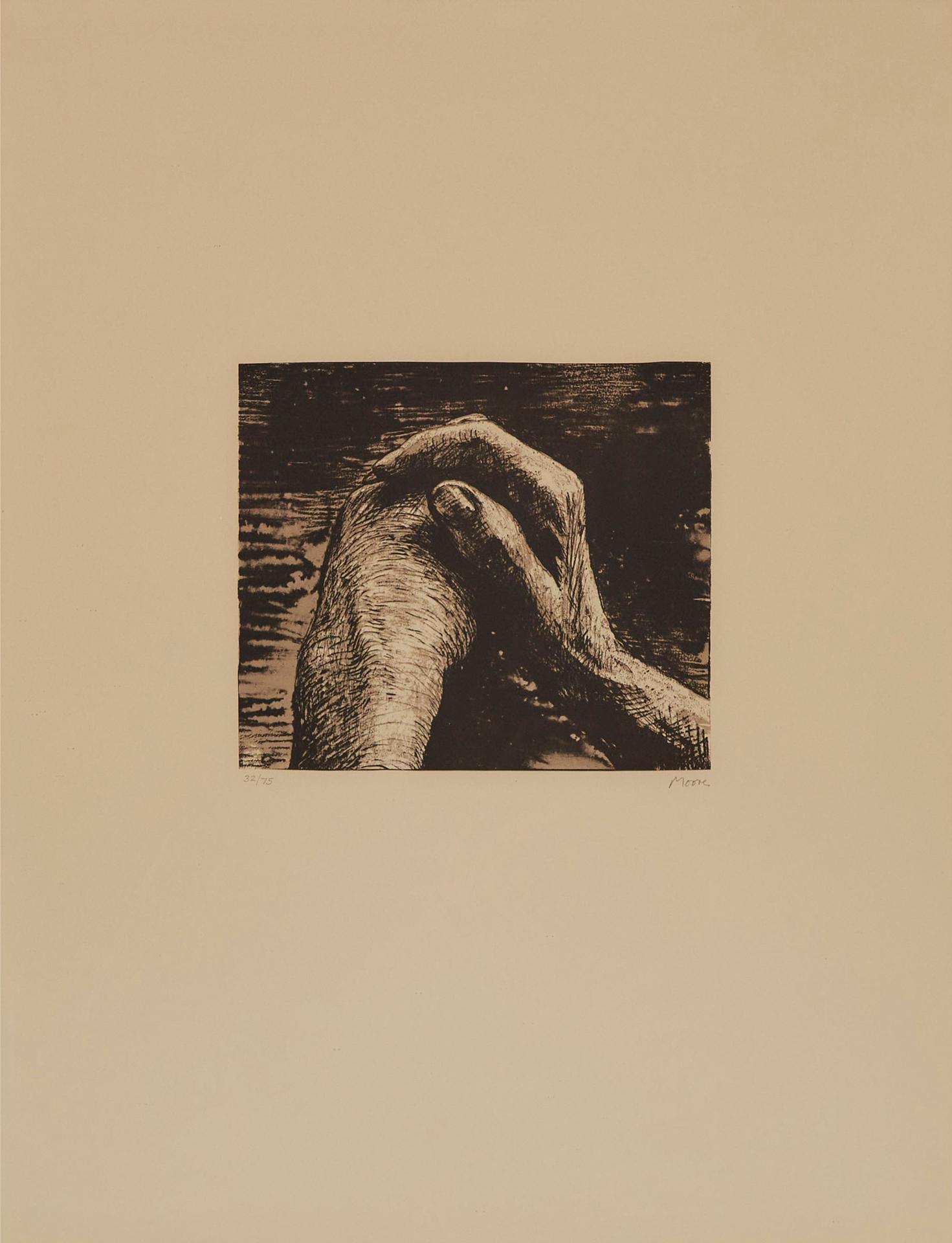 Henry Spencer Moore (1898-1986) - HANDS I, 1973 [C. 284]