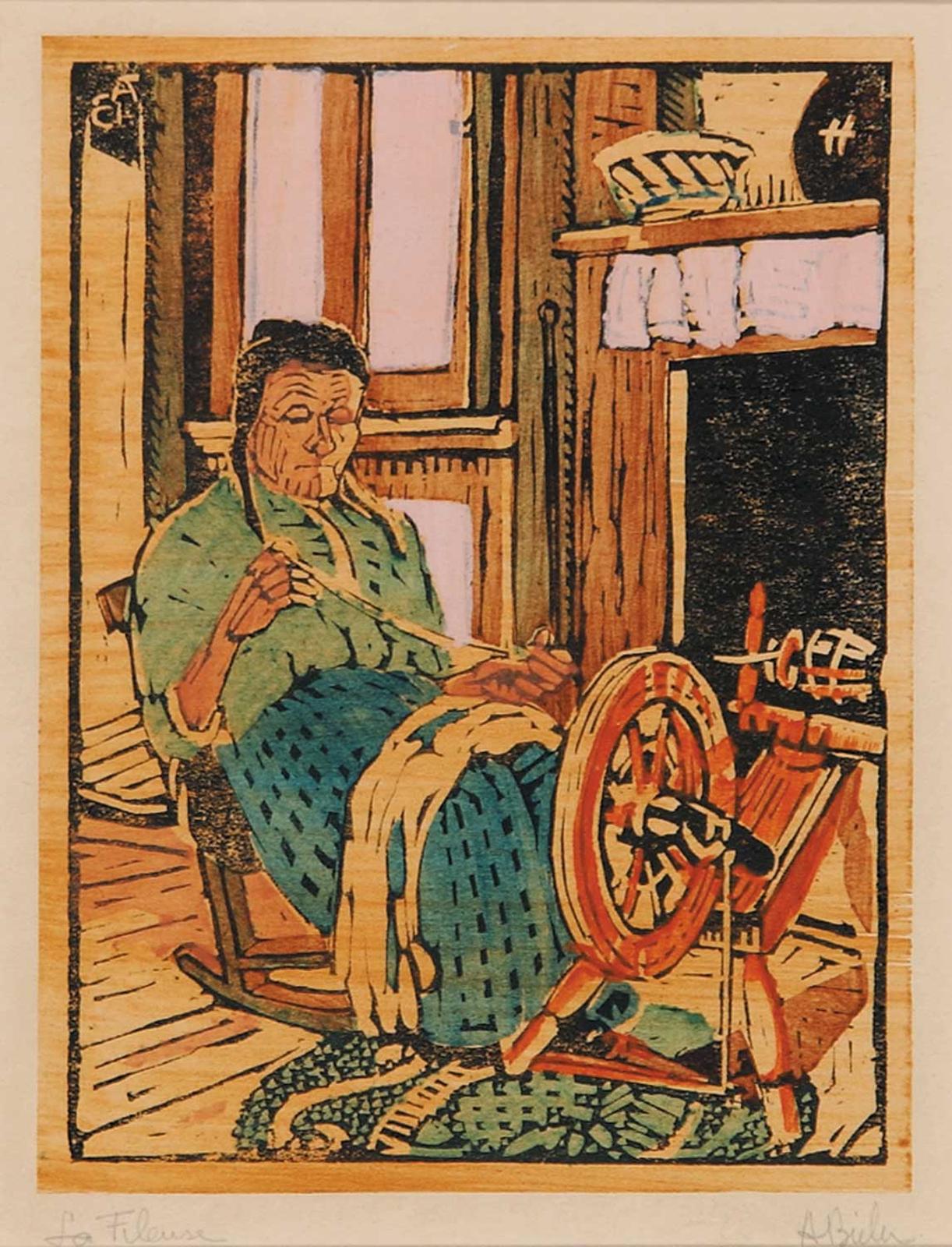 Andre Charles Bieler (1896-1989) - La Fileuse
