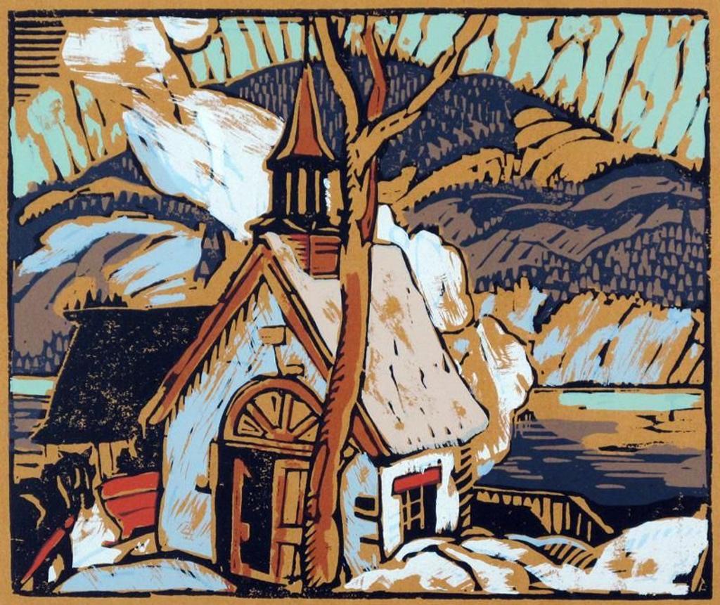 Andre Charles Bieler (1896-1989) - La Chapelle De Sainte-Famille