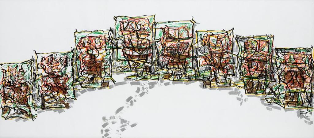 Jean-Paul Riopelle (1923-2002) - Derriere le Miroir IV