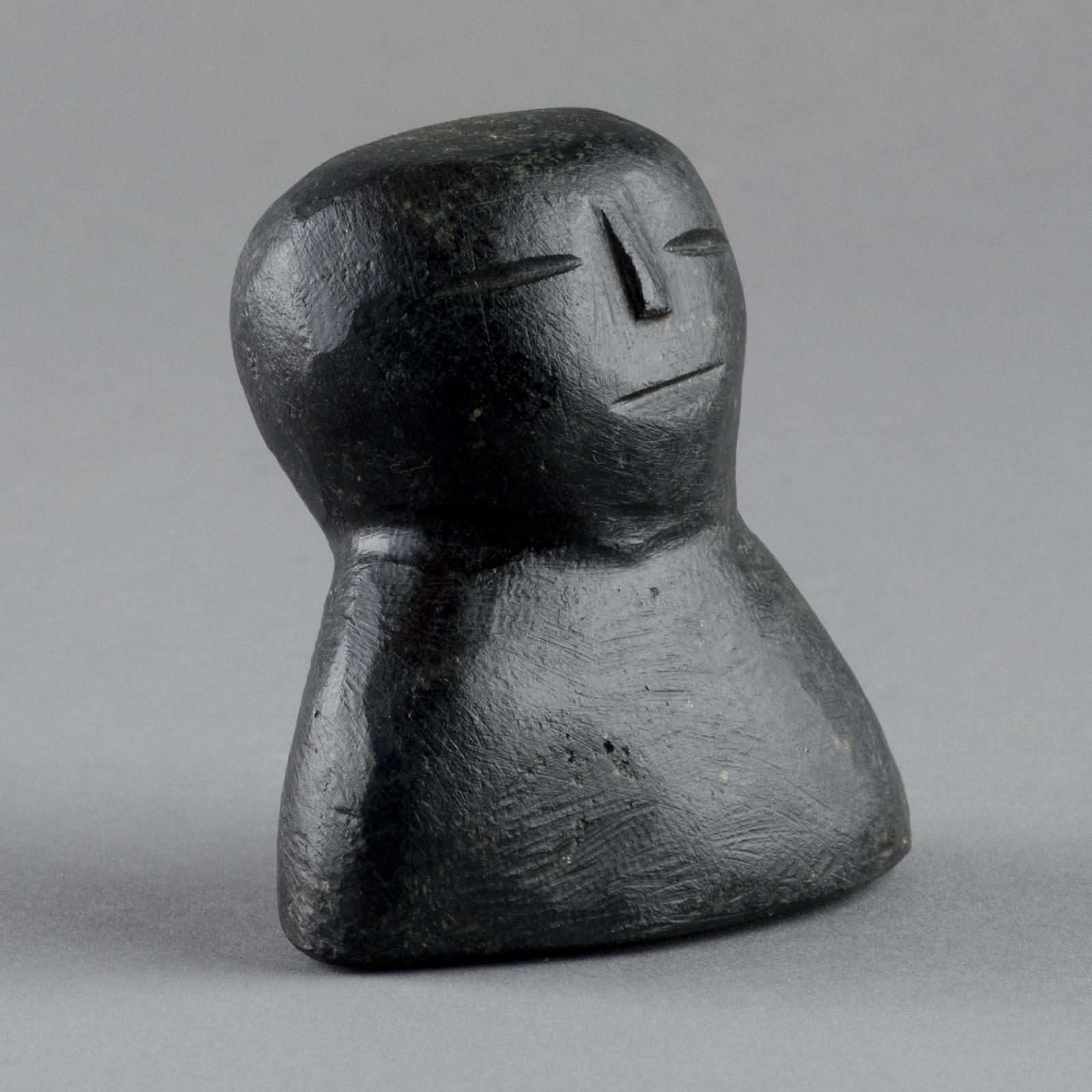 Luke Anowtalik (1932-2006) - Bust Of A Man