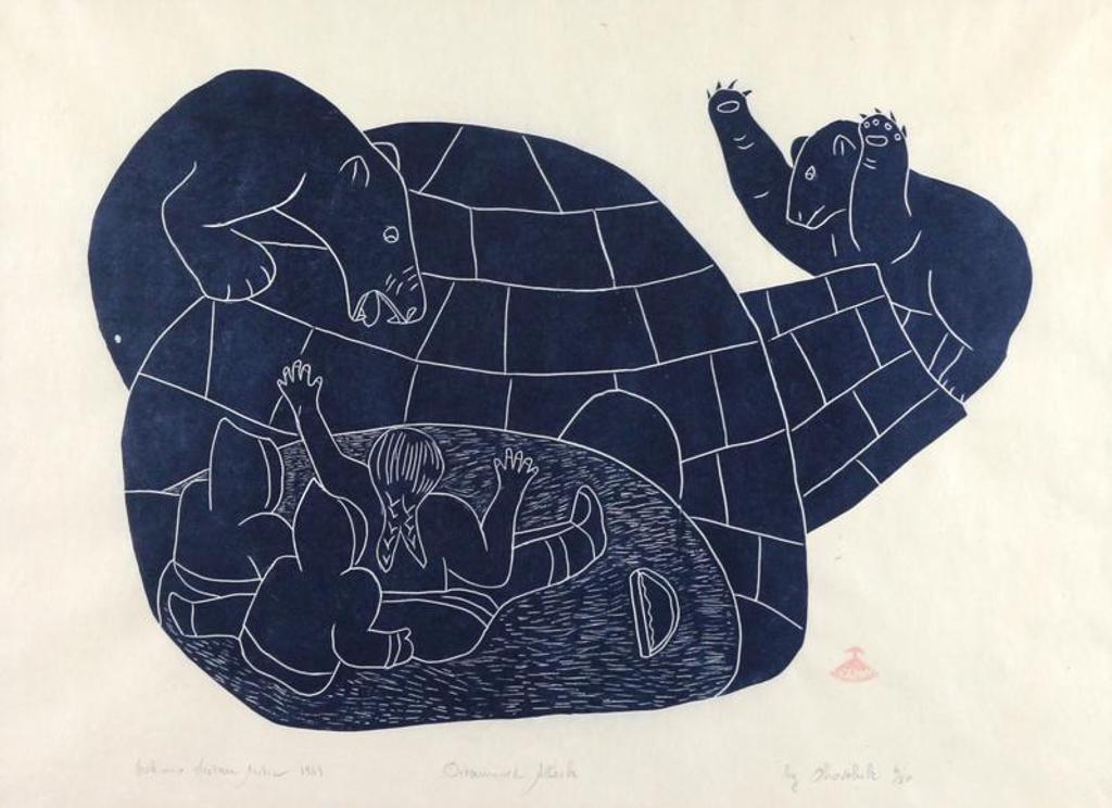 Mona Ohoveluk (1935-1992) - Determined Attack; 1969